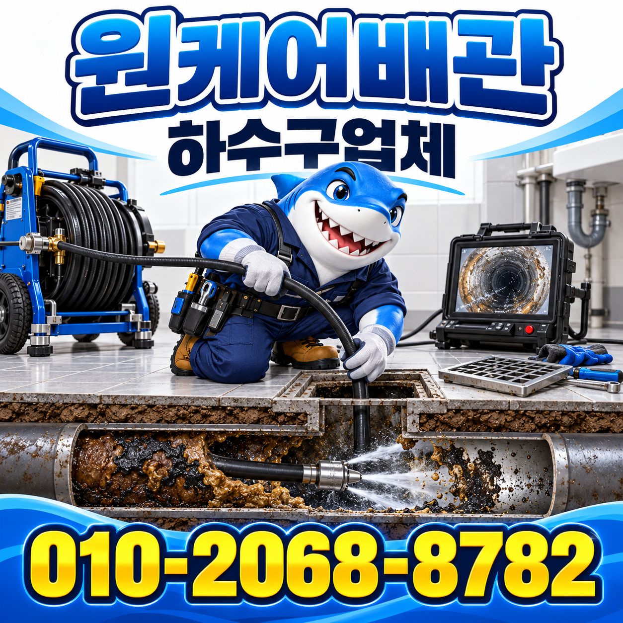 천안시 직산읍정화조막힘 로고
